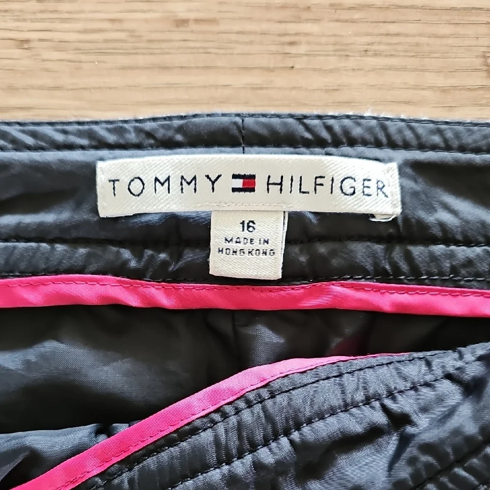 Tommy Hilfiger Black and White Mini Skirt, Size 16